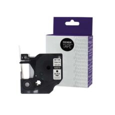DYMO A45010 ruban alternatif noir sur transparent 12 mm X 7