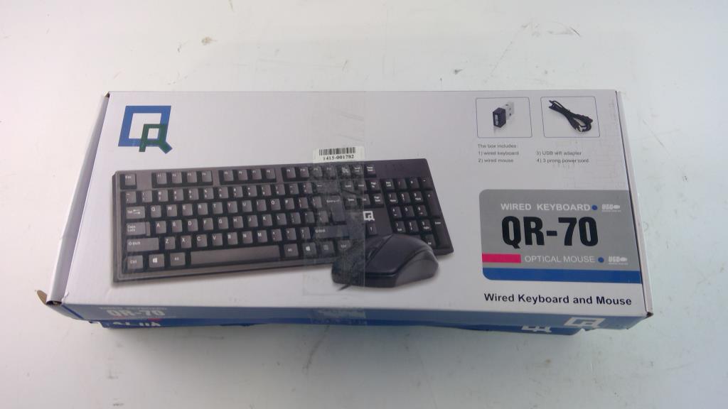 Ensemble clavier, souris avec fil QR-70(combo)